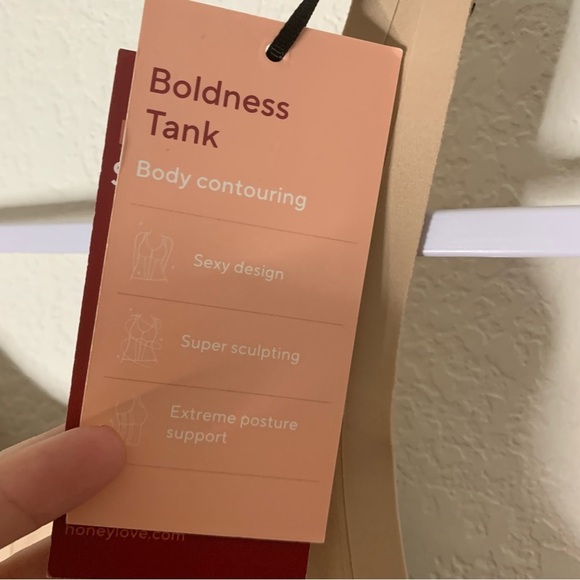 Honeylove Womens tan boldness tank shape wear XL NEW - Picture 3 of 7